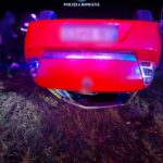 Autoturism răsturnat pe DN 72. Un bărbat a decedat