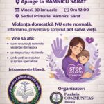 Caravana de prevenție a violenței domestice ajunge la Râmnicu Sărat