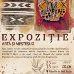 Invitație la vernisajul expoziției „Artă și Meșteșug”, la Galeriile de Artă Buzău