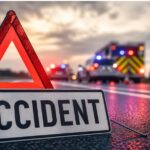 Accident pe DN2E85, în afara localității Mihăilești